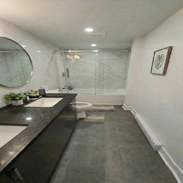 Salle de bain contemporaine