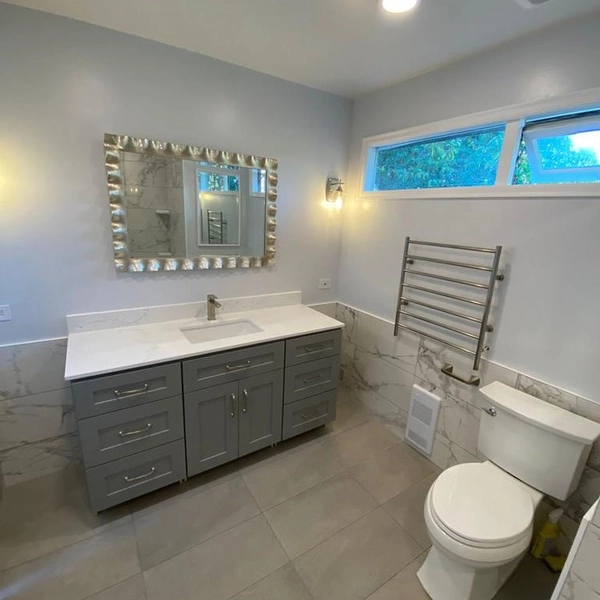 Salle de bain épurée