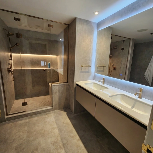 Salle de bain luxueuse
